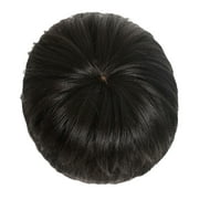 Wigs Short Natural Hair Mixed Dark Black Handsome Wig for Men - Stylish and Versatile Hairpiece for Character Transformation