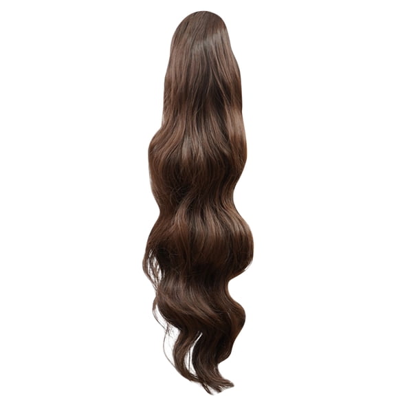Wigs, Wigs for Women, 24in Ponytail Extension Claw Long Curly Wavy Tail Natural Soft Clip In Hair Extension Synthetic Hairpiece For Women