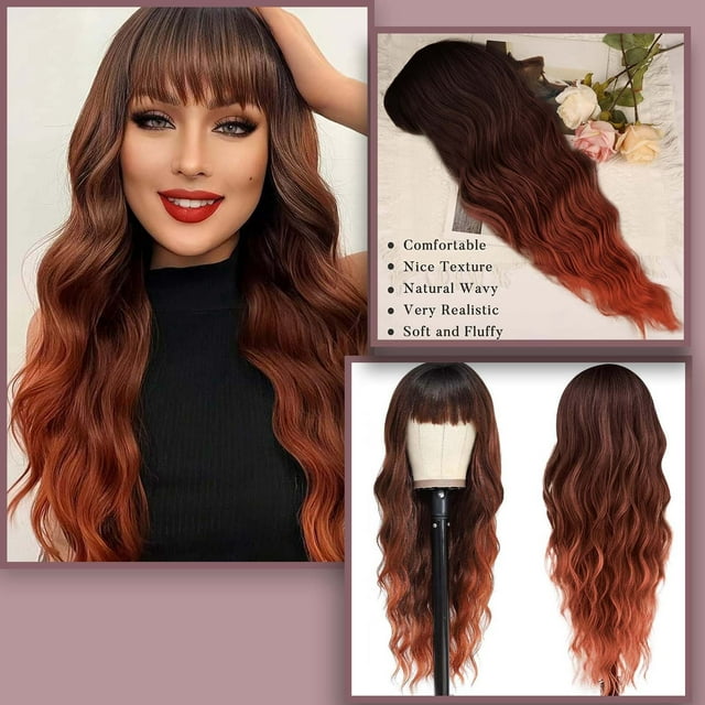 Wigs for Women Short Hair Shaped Long Wig With Curly Curls Natural