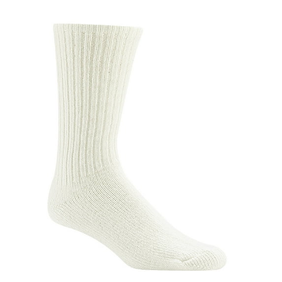 Wigwam 625 Crew Socks, White, XL Size 12-15