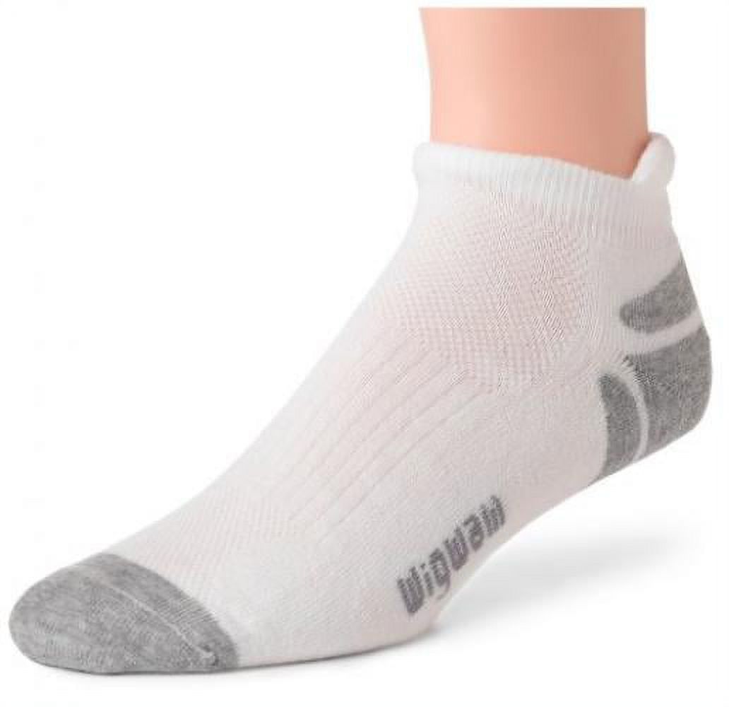Wigwam Men's Ironman Thunder Pro LowCut Socks, White, Small