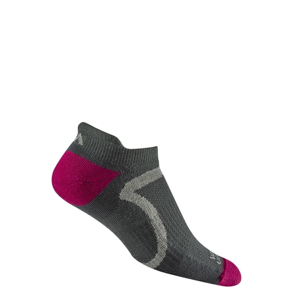 Wigwam Men's Verve Pro Low Cut Lightweight Ultimax Run Sock, Charcoal/Grey, LG