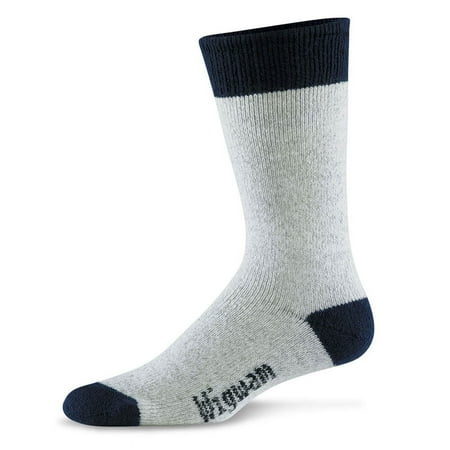 Wigwam Mills F2020-207-MD Work Socks, Gray & Navy, Men's Medium