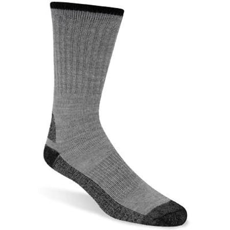 Wigwam Mills S1350-072-MD Work Socks, Gray, Men's Medium, 2-Pk.