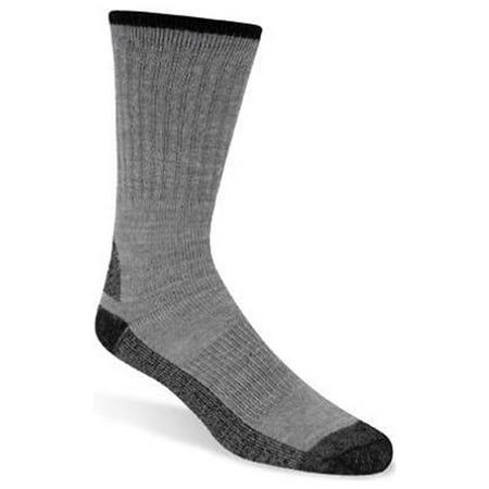 Wigwam Mills S1350-072-XL Work Socks, Gray, Men's XL, 2-Pk.