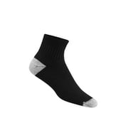 Wigwam Unisex Diabetic Sport Quarter Black Socks Lg (men's Shoe 9-12, Women's Shoe 10-13)