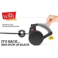 thumbnail image 1 of Wigzi 748056 Reflective Retractable Gel Leash, Black - Large, 1 of 2