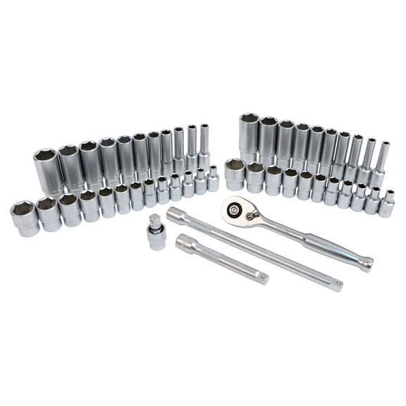 Wiha 1/4 Drive Mm And Sae Socket Set 49Pc