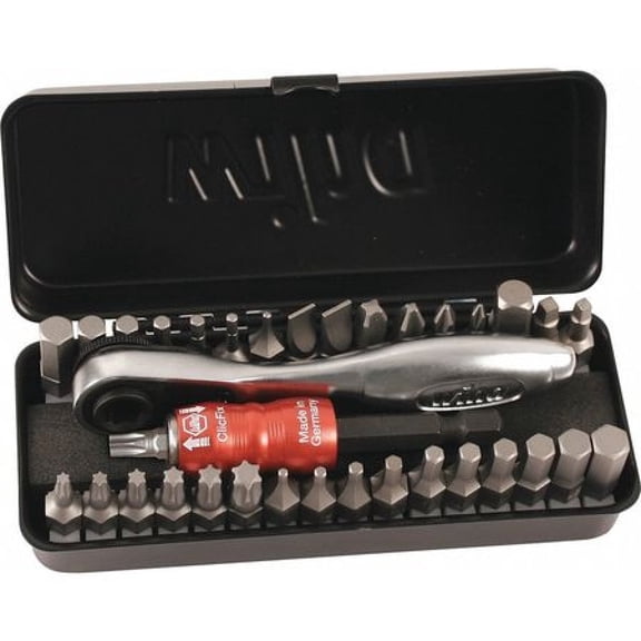 WIHA TOOLS 74996 Bit Set,Steel,35 pcs.