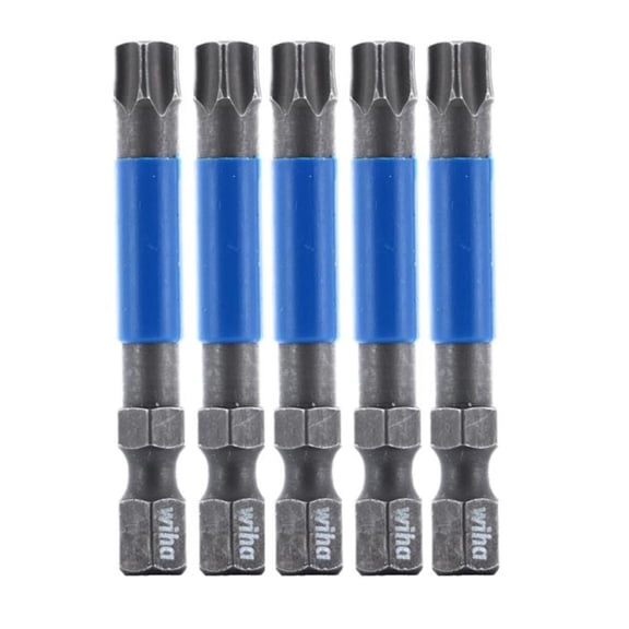 Wiha 2 Inch Terminatorblue Impact Bit, Torx T40, 5 Pieces
