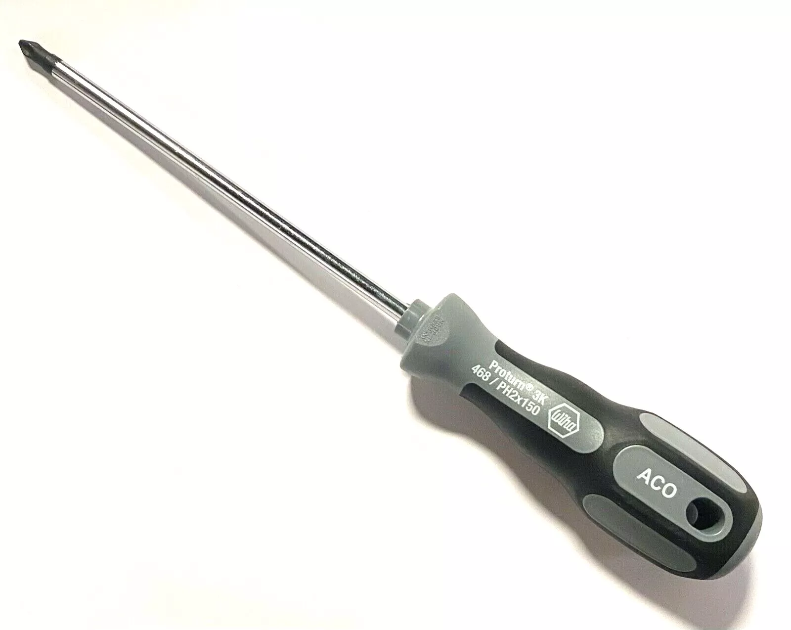 Wiha #2 Phillips X 150Mm Screwdriver 3K Aco Ergonomic Phillips Drive 10.6"