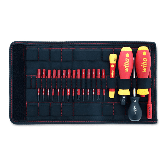 Wiha Tools 20 Piece Insulated TorqueControl and Slimline Blade Set