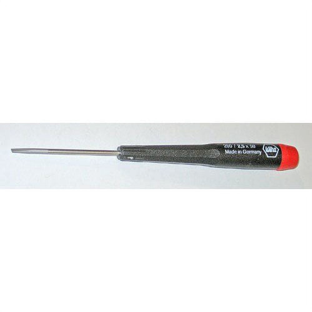 Wiha 26025 Slotted Screwdriver with Precision Handle 2.5 x 50mm by Wiha 26025 Slotted Screwdriver with Precision Handle 2.5 x 50mm by