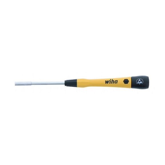 Wiha 27771 ESD Safe PicoFinish Precision Screwdriver - Nutdriver 7/64" x