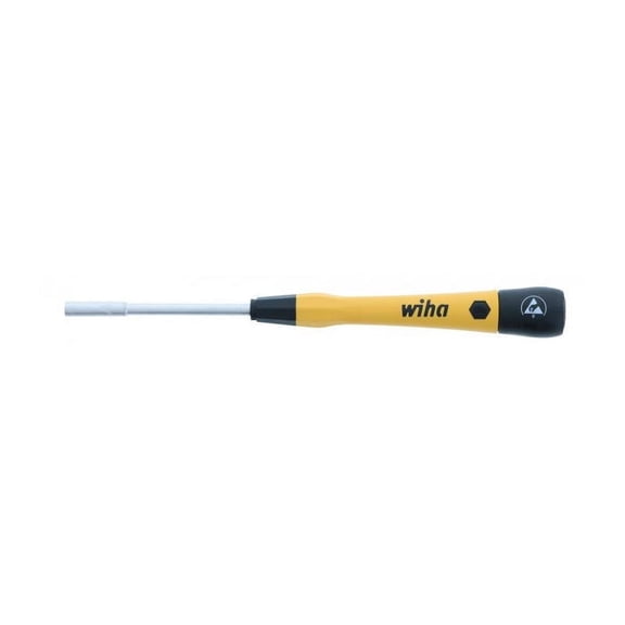 Wiha 27772 ESD Safe PicoFinish Precision Screwdriver - Nutdriver 1/8" x