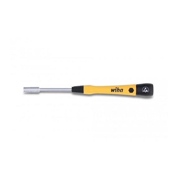 Wiha 27787 ESD Safe PicoFinish Precision Nut Driver - 5.0mm x 60mm