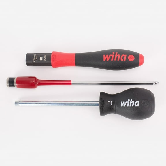 Wiha 28410 Adjustable Torque Screwdriver with 1/4" Bit Adapter, 15-80 in-oz