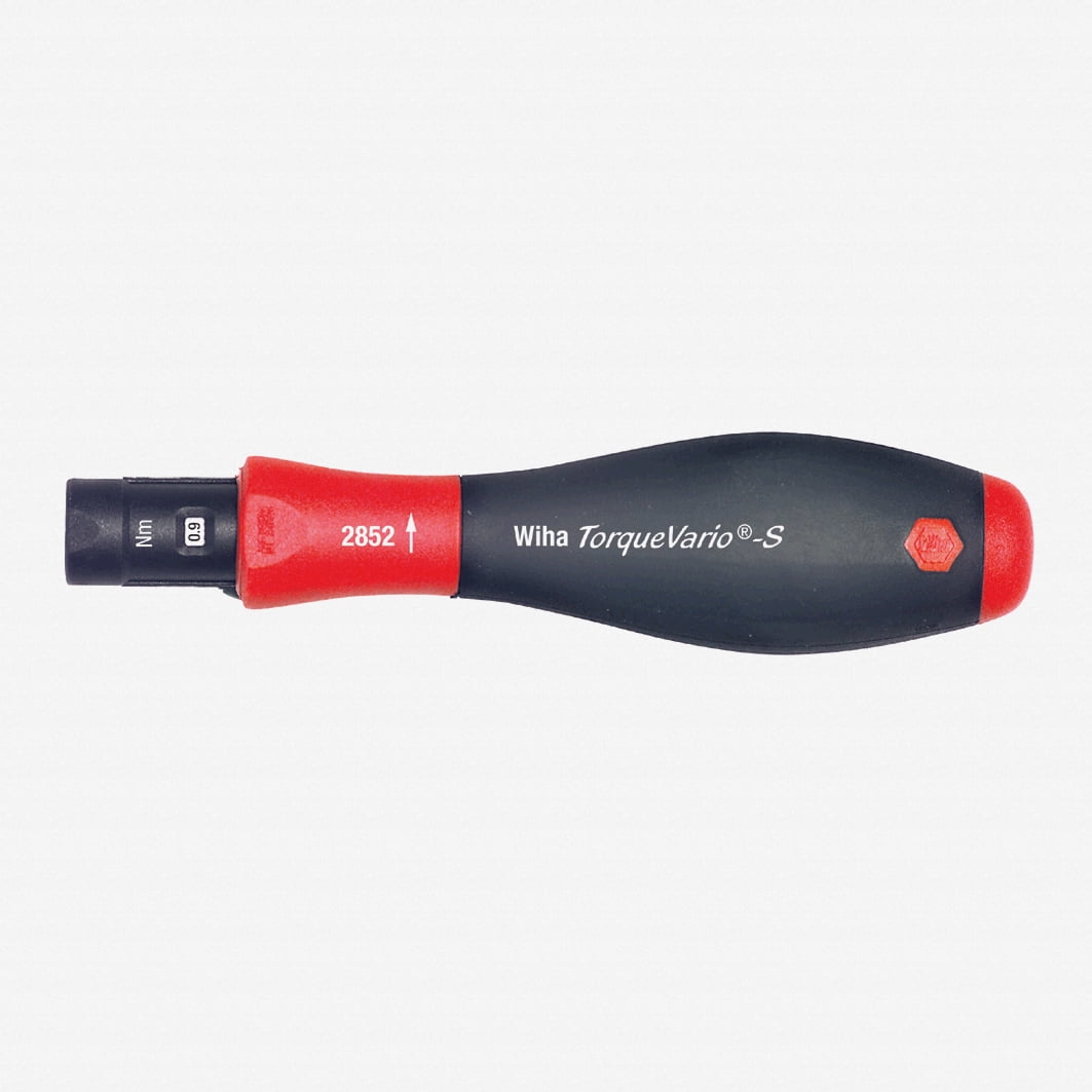 Wiha 28553 TorqueVario-S Handle, Newton Meter Scale 1.0- 5.0