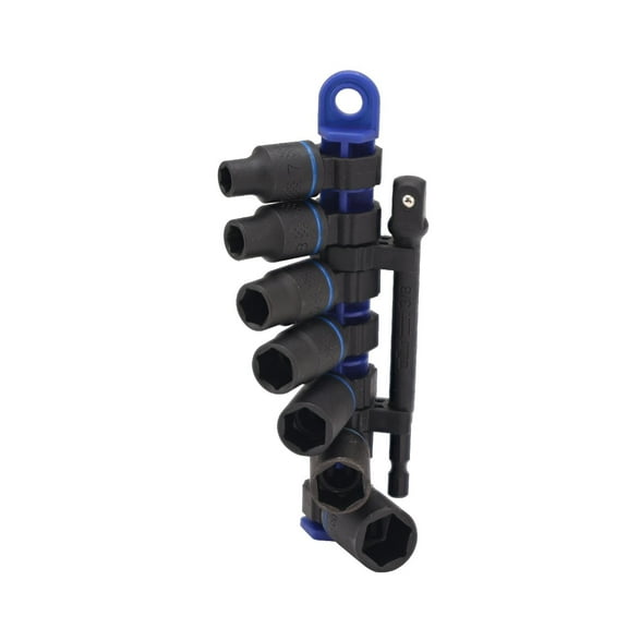 Wiha 3/8 Inch Drive Metric Impact Socket Set, 8 Pieces