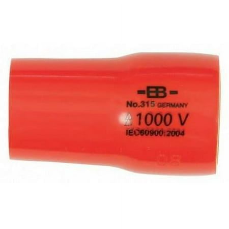 Wiha 3/8 in Drive, 8mm Hex, Metric Socket 31508