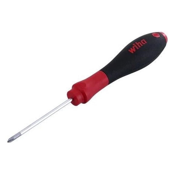 Wiha 31349 Softfinish Pozidriv Screwdriver, PZ0