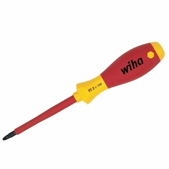 Wiha 32400 Insulated Softfinish Pozidriv Screwdriver #0
