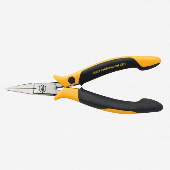 Wiha 32752 Short Flat Nose Pliers - ESD Safe