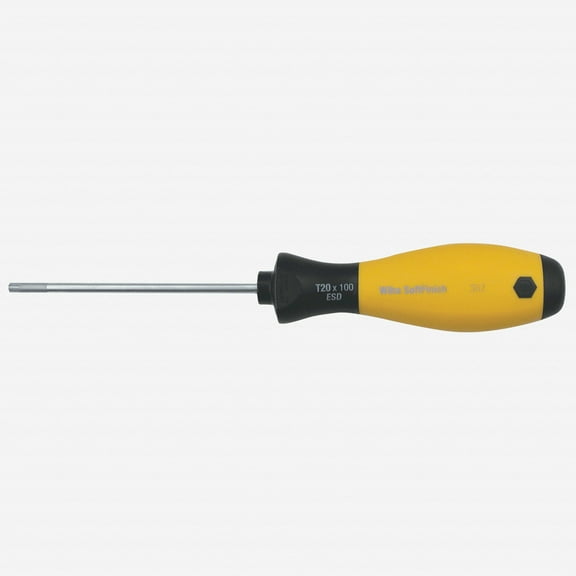 Wiha 36204 T4 Torx ESD SoftFinish Screwdriver