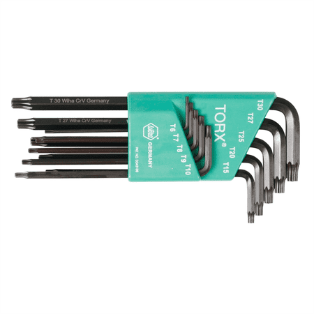 Wiha Tools 10 Piece MagicSpring Torx L-Key Set