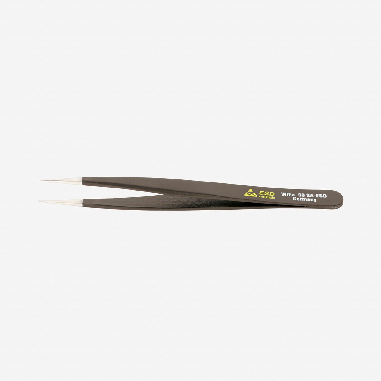 Wiha 44532 Heavy Duty Strong Tapered to Strong Point 00 SA  - 120mm Tweezers