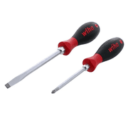 Wiha Tools 2 Pc SoftFinish X Heavy Duty Slotted/Phillips Screwdriver Set