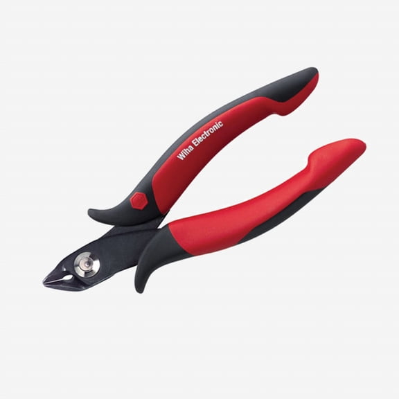 Wiha 56833 Precision Electronic Oblique Cutters, Full Flush