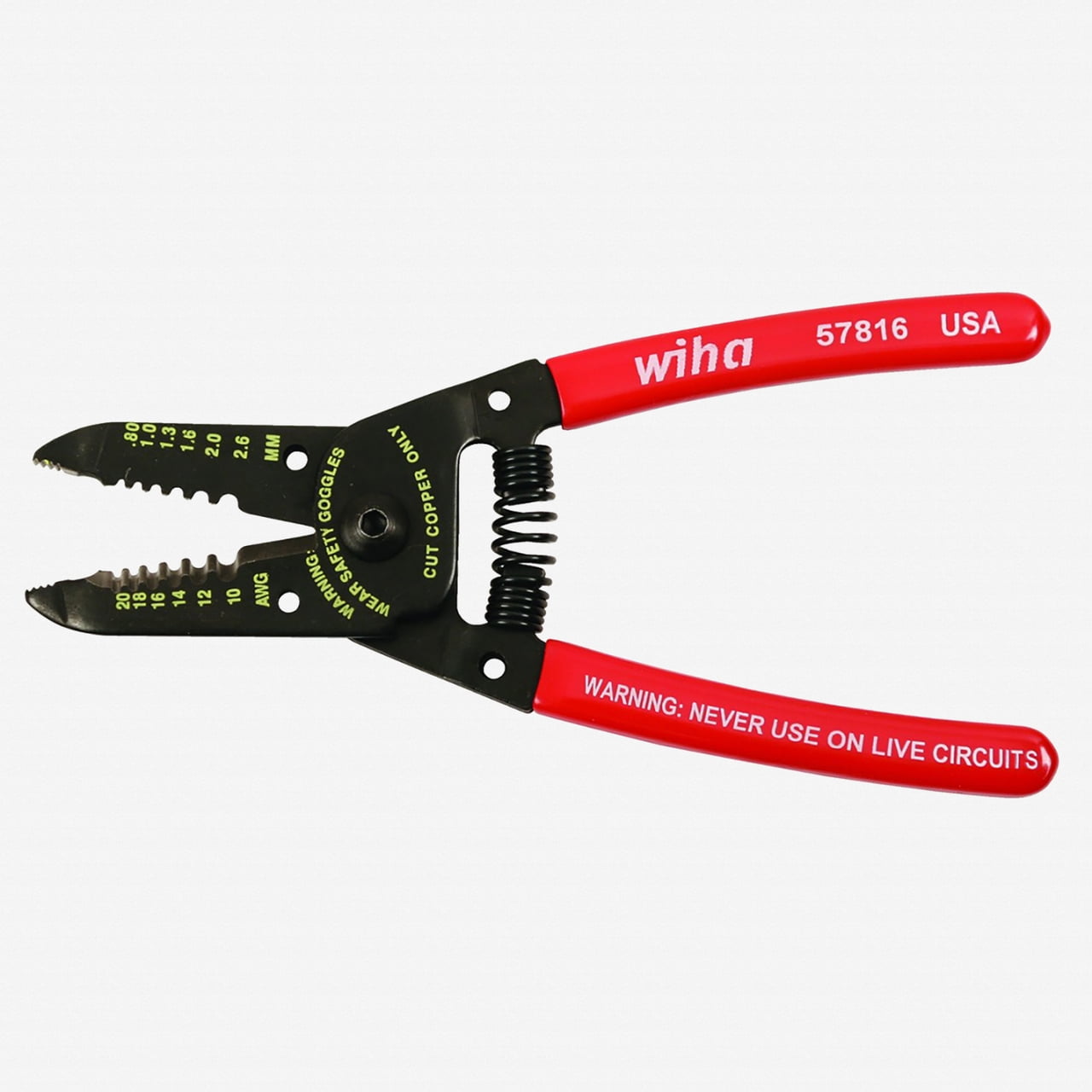 Wiha 57816 Wire Strippers & Cutters - 6.0"