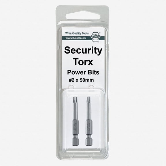 Wiha 70558 T9s Security Torx Power Bit (2 Pack)