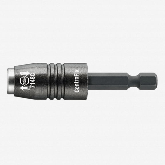 Wiha 71480 CentroFix 1/4" Quick Release Bit Holder with #2 Phillips, 2 Pieces