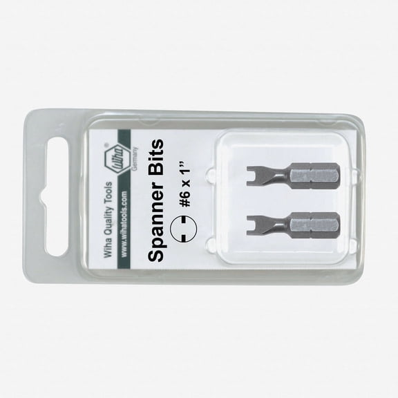 Wiha 71965 #8 x 25mm Spanner Insert Bit (2 Pack)