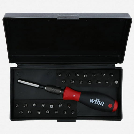 Wiha 71987 Security Bit Set with CentroFix Bit Holder, 29 Pieces