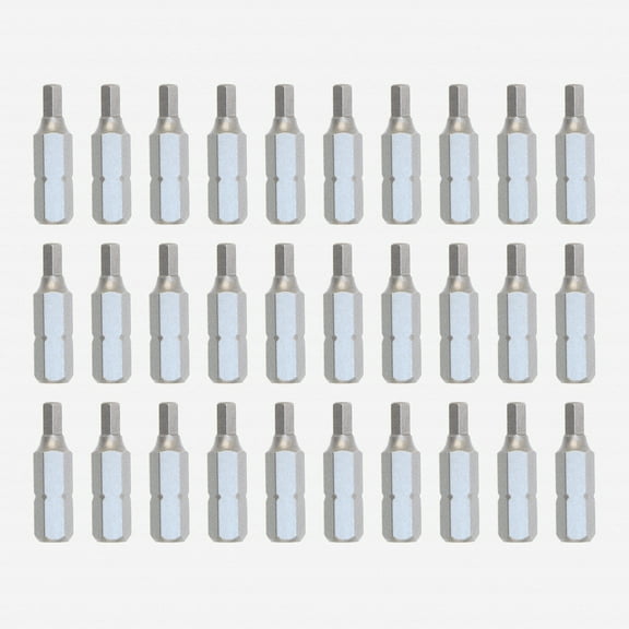 Wiha 72583 2.5mm Hex Contractor Insert Bit (30 Piece Bulk Pack)