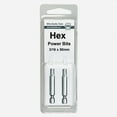 thumbnail image 1 of Wiha 74386 3/16" x 50mm Hex Power Bit (2 Pack), 1 of 1