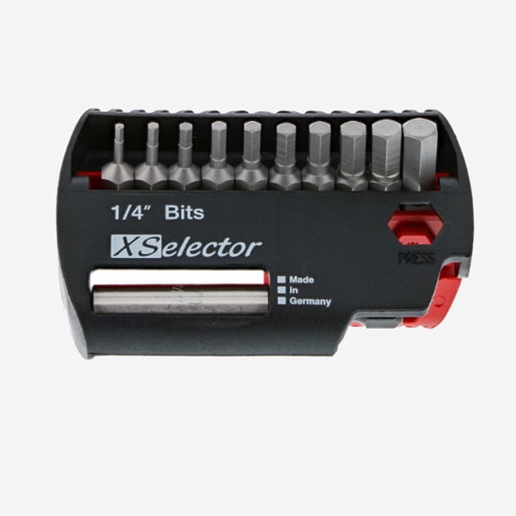 Wiha 79446 10 Piece Hex SAE XSelector Bit Set
