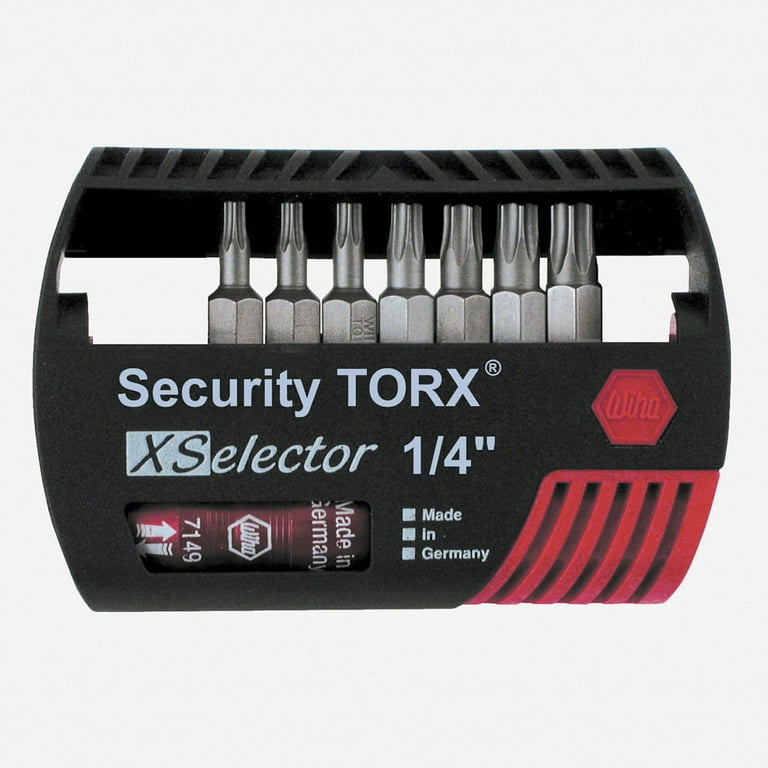 Wiha 79450 Security TorxPlus XSelector Bit Set - Walmart.com