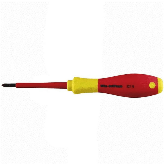 Wiha 92031 #0 x 60mm Insulated Cushion Grip Phillips Screwdriver