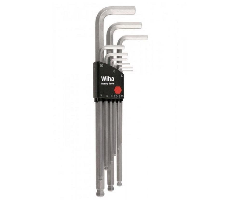 Wiha Ball End Hex Metric L-Key 9 Pc. Set