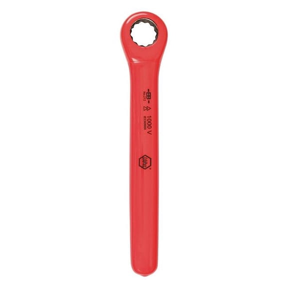 Wiha Insulated Ratcheting Wrench,Metric 21210