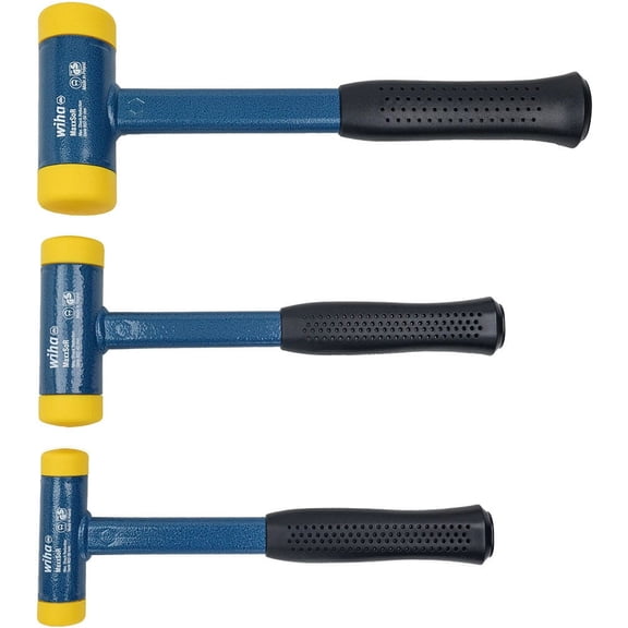 Wiha Dead Blow Hammer Set 30Mm 40Mm And 50Mm 3Pc