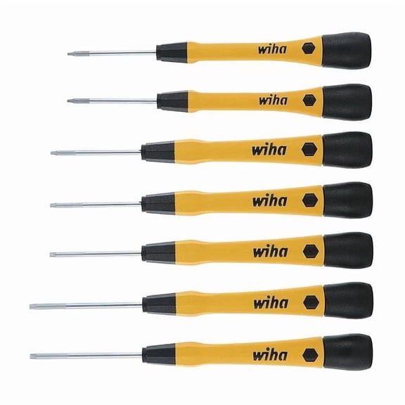 Wiha ESD Safe Screwdriver Set, NmPcs7 27892