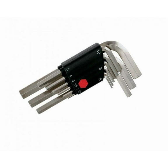 Wiha Hex L-Key Short Arm Metric 9 Pc. Set
