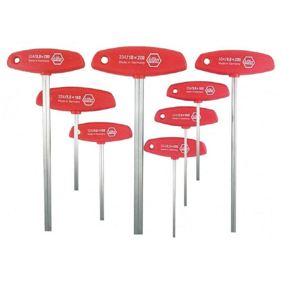 Wiha Hex Metric T-Handle 8 Pc. Set