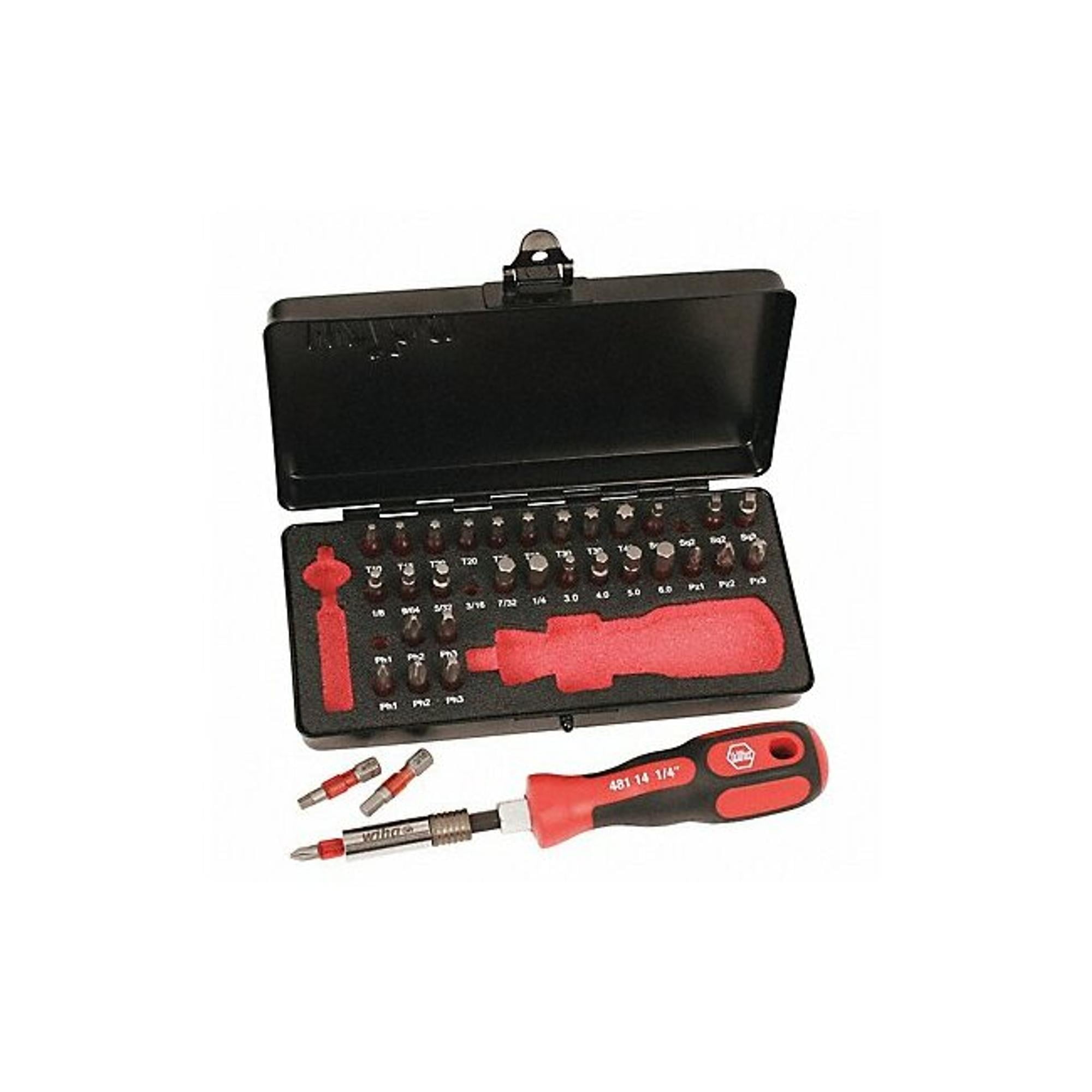 Wiha Impact Bit Set 34 pcs. 1 4 Hex Shank 76899 Walmart