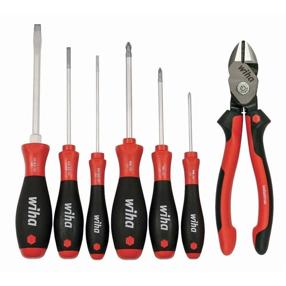Wiha Industrial Screwdrivers Set 7Pc